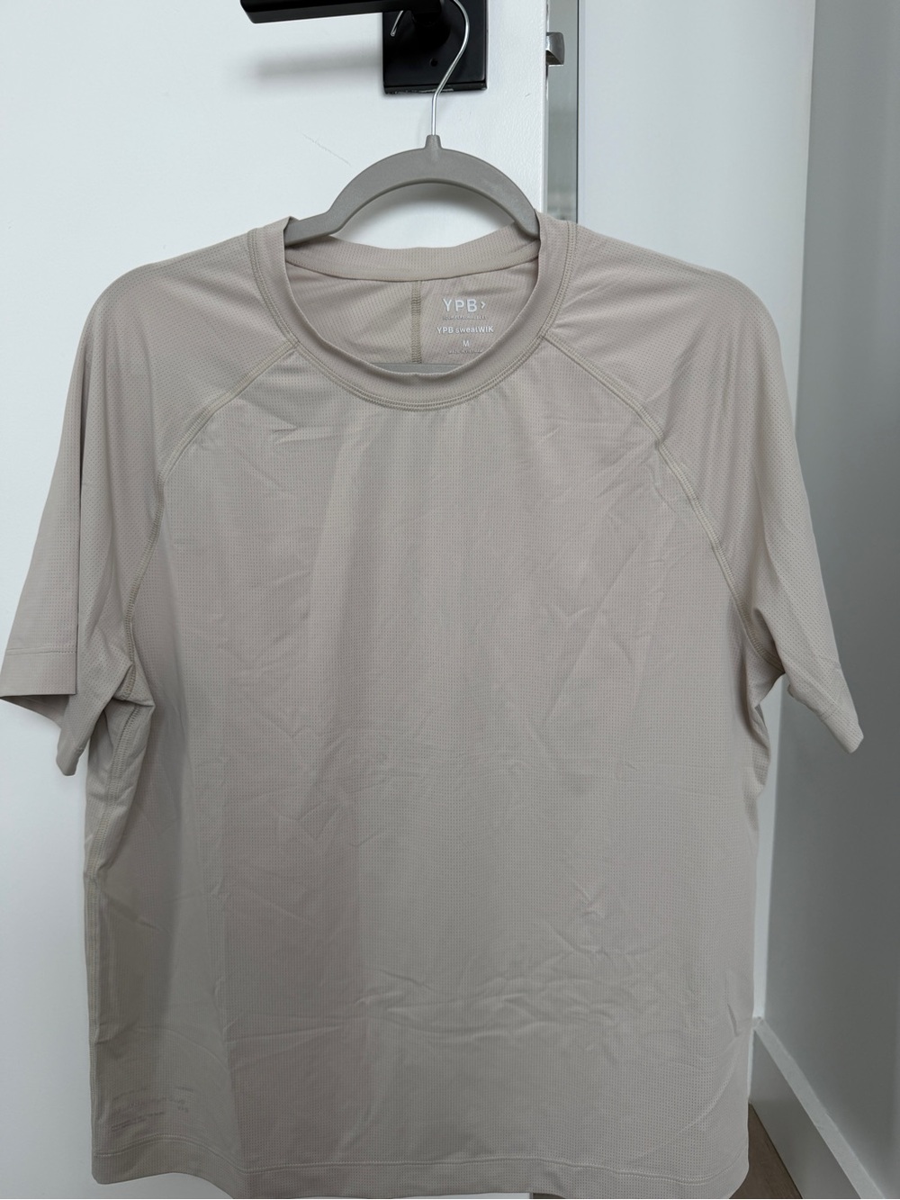 YPB Lightweight Short Sleeve Crew in Beige